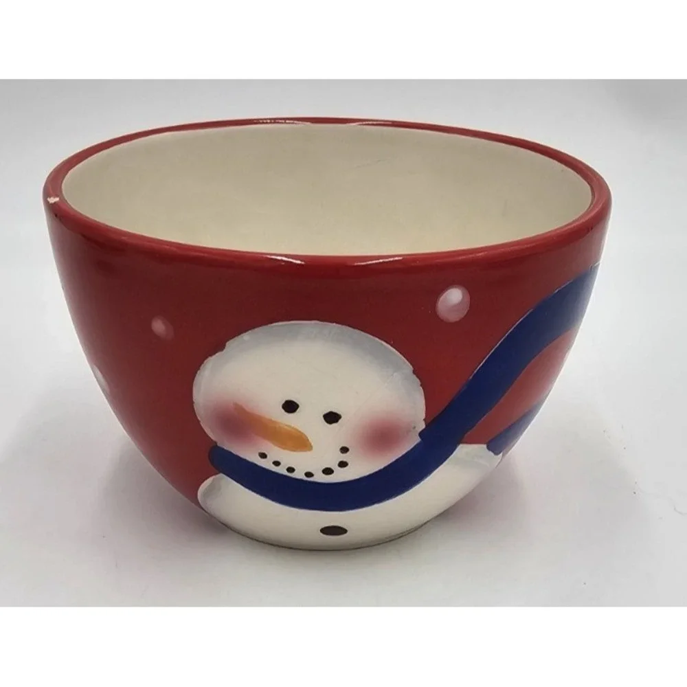 Holiday & Snowman Variety Of Bowls and Cup Christmas